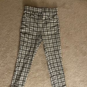 Black and White checkered women’s pants